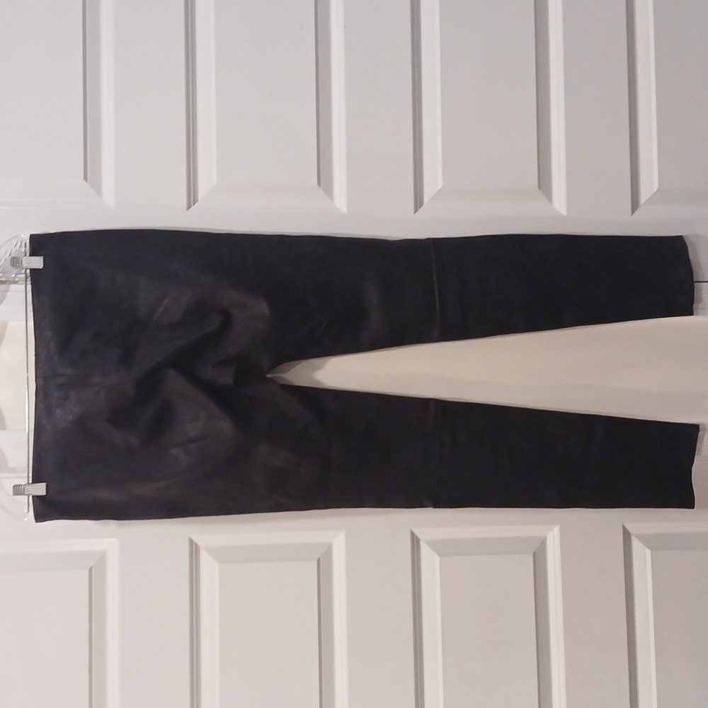 Saint Laurent Paris 100% Lamb Leather Zip Side Pants Size F40(US 8) - Picture 5 of 8